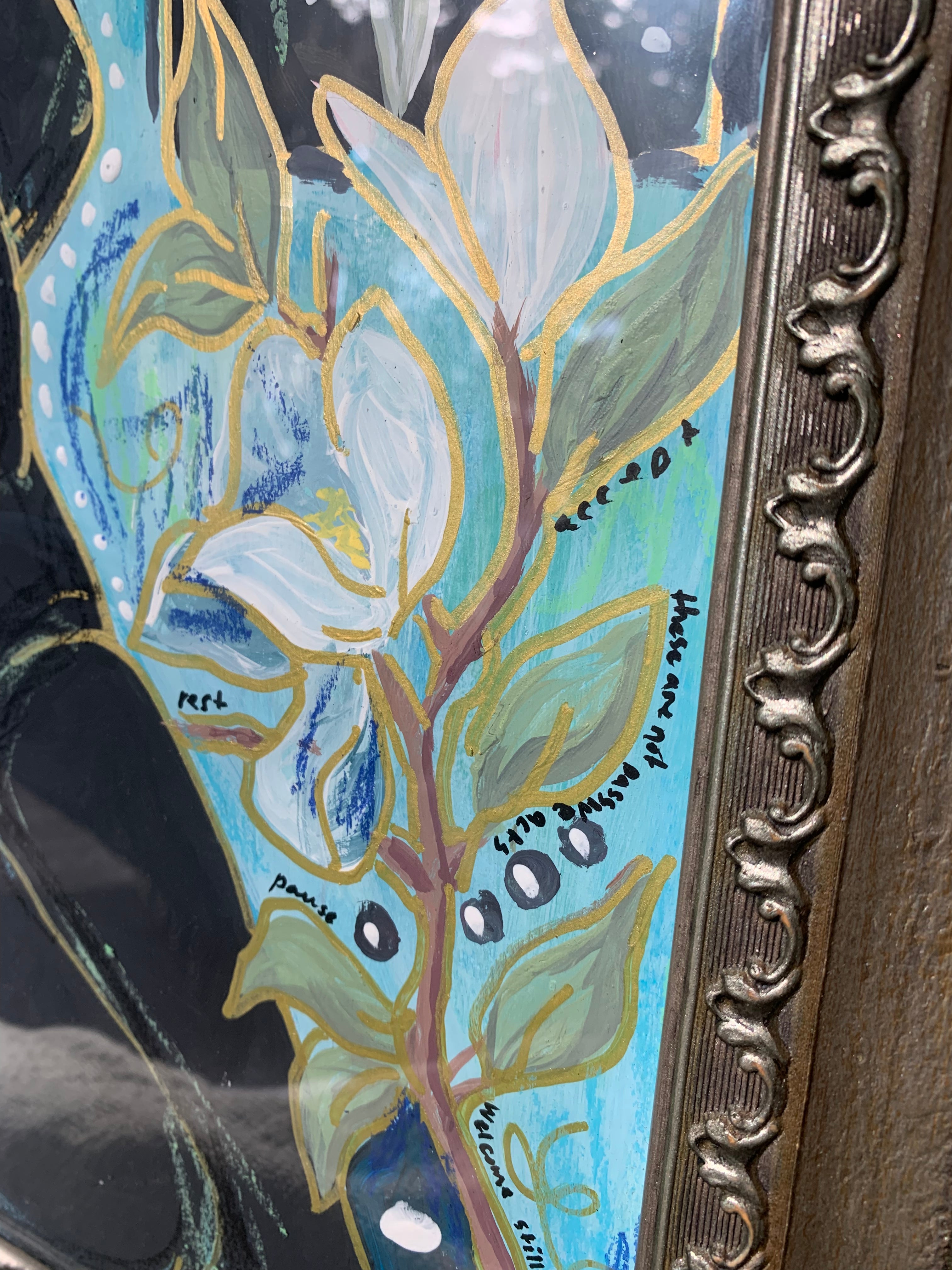 ‘Resistance is an Ache for the Living’ 2023 Original Multimedia Painting