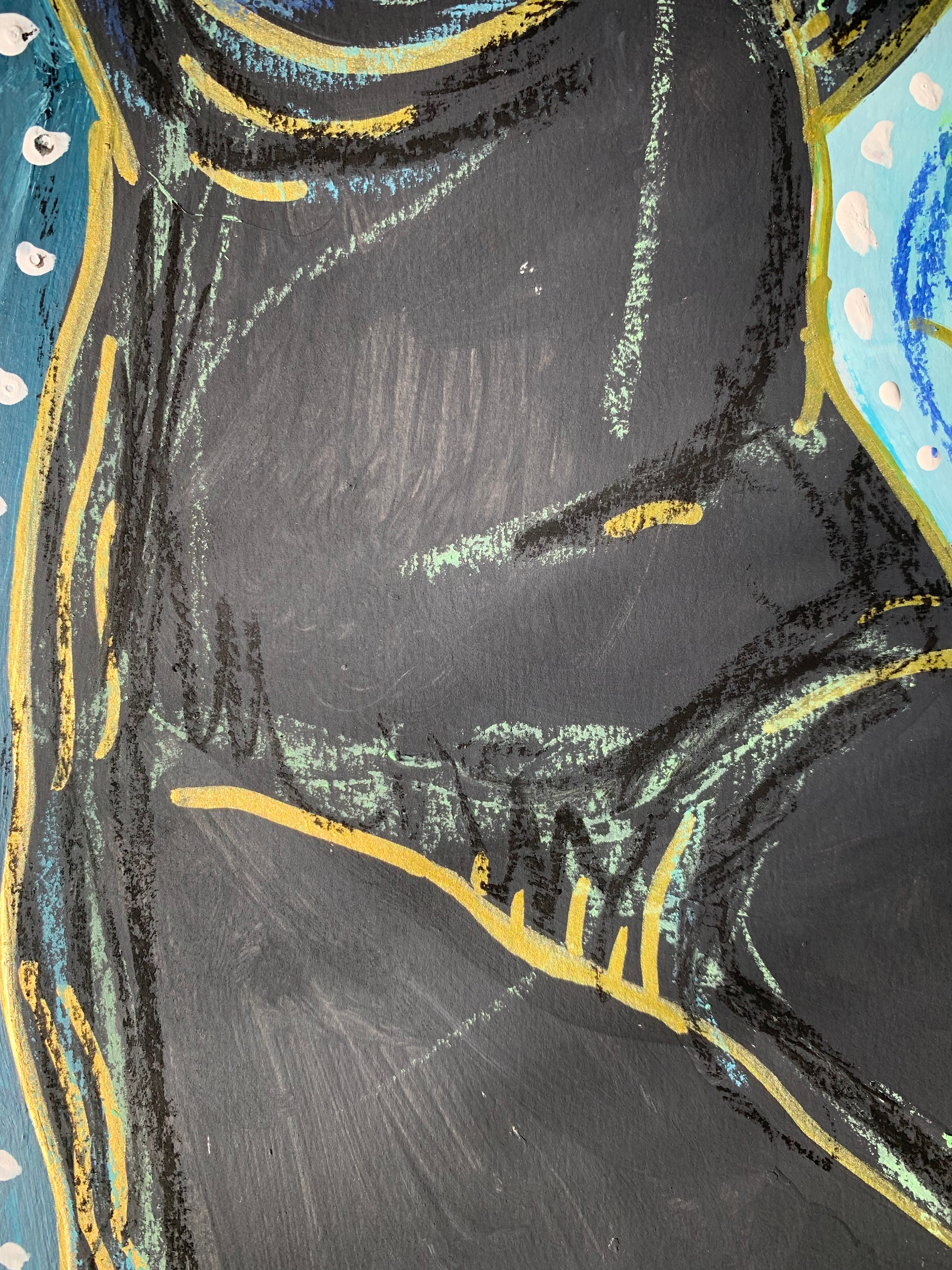 ‘Resistance is an Ache for the Living’ 2023 Original Multimedia Painting