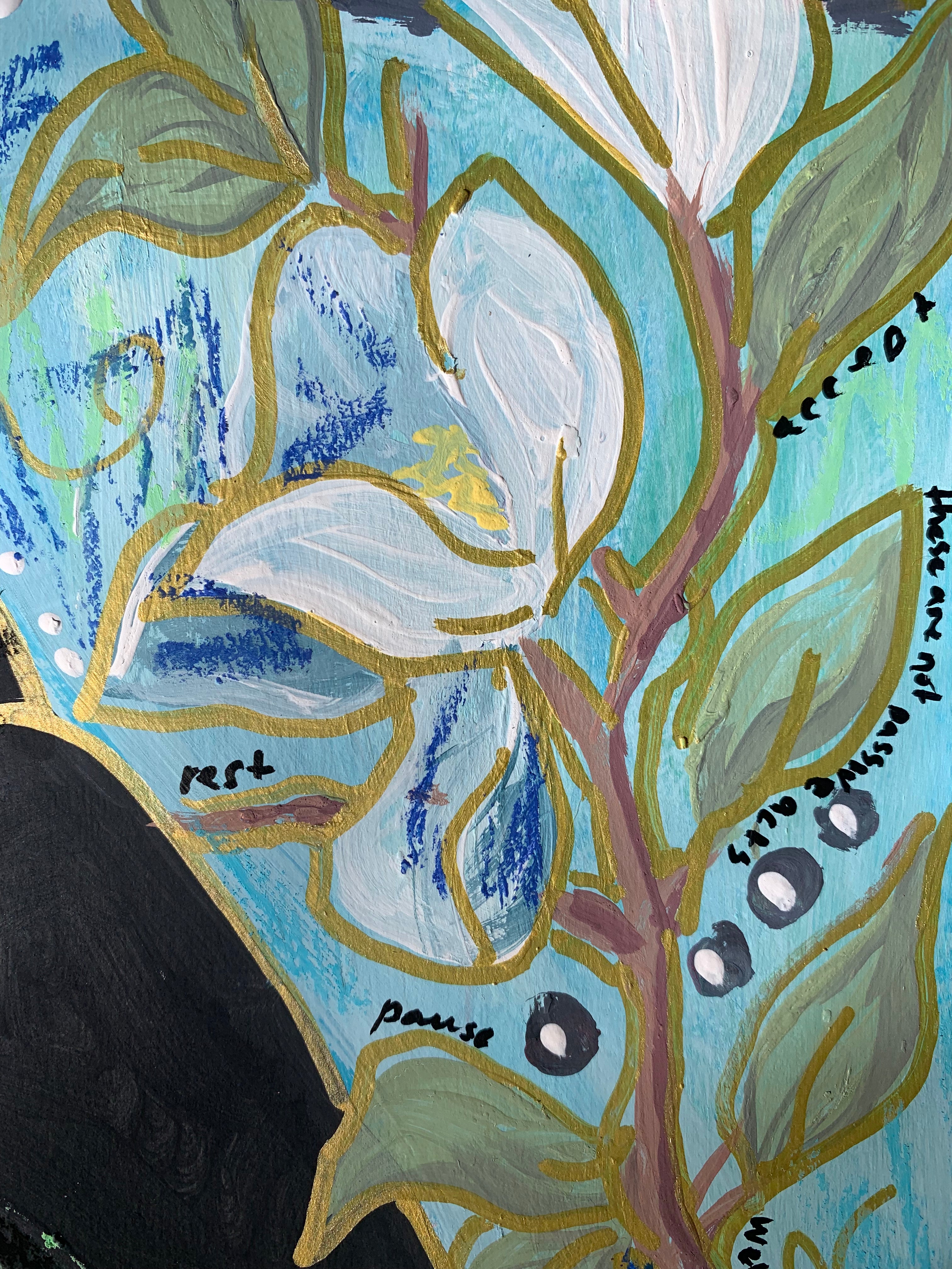 ‘Resistance is an Ache for the Living’ 2023 Original Multimedia Painting