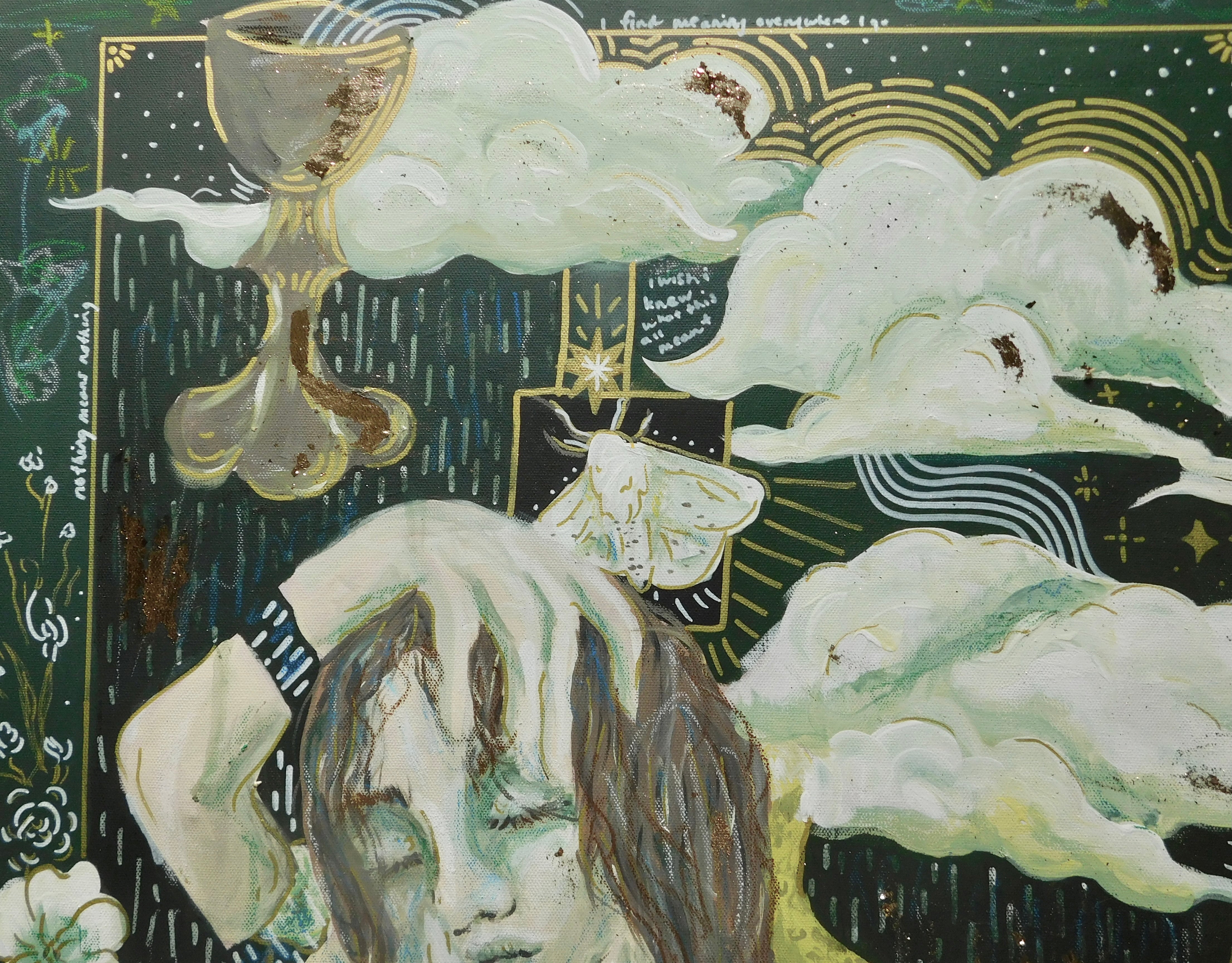 'Meaning' 2023 | Multimedia Original Painting on Canvas