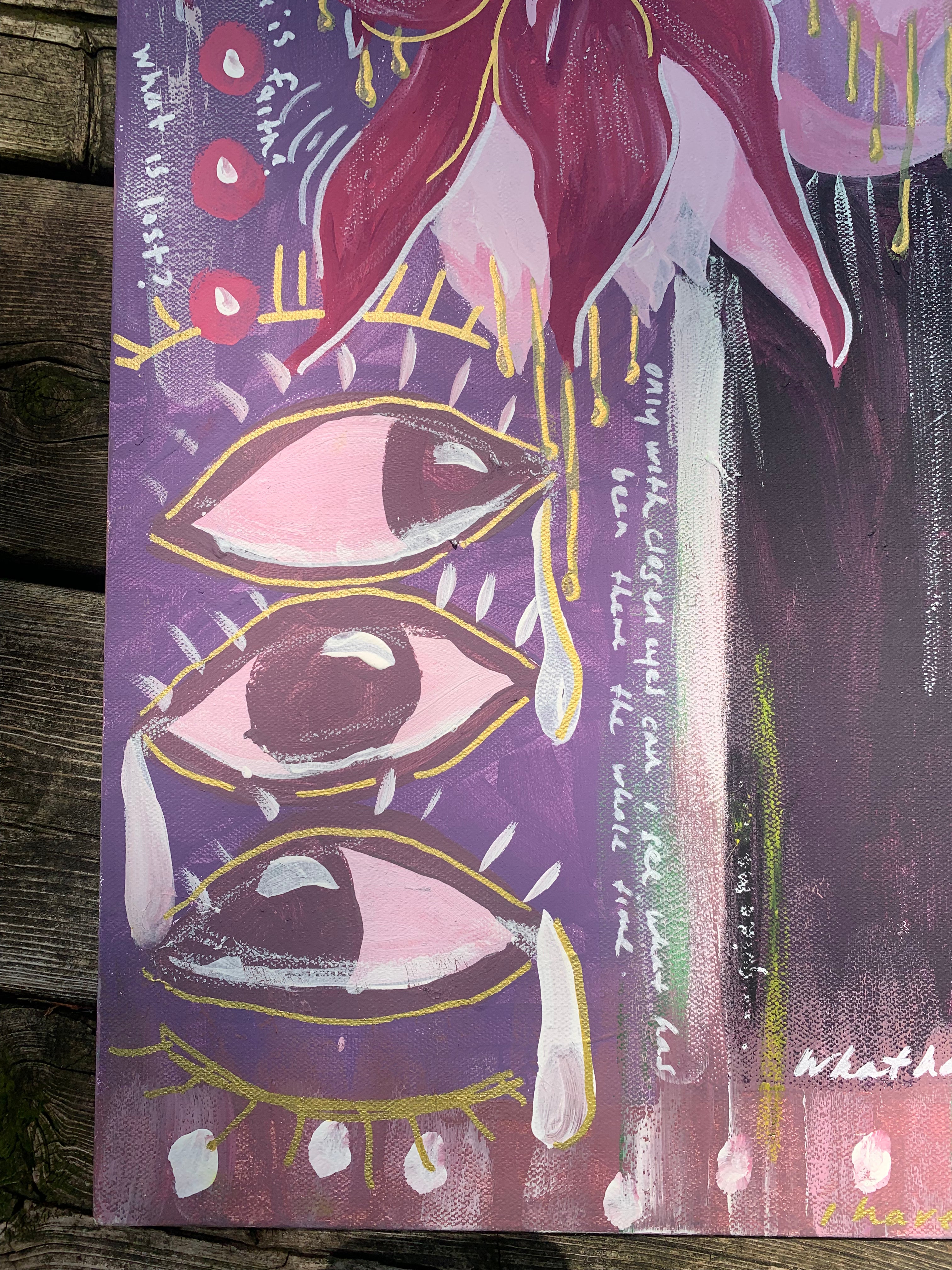 'Faith & Guidance' 2023 | Multi-media Original Painting