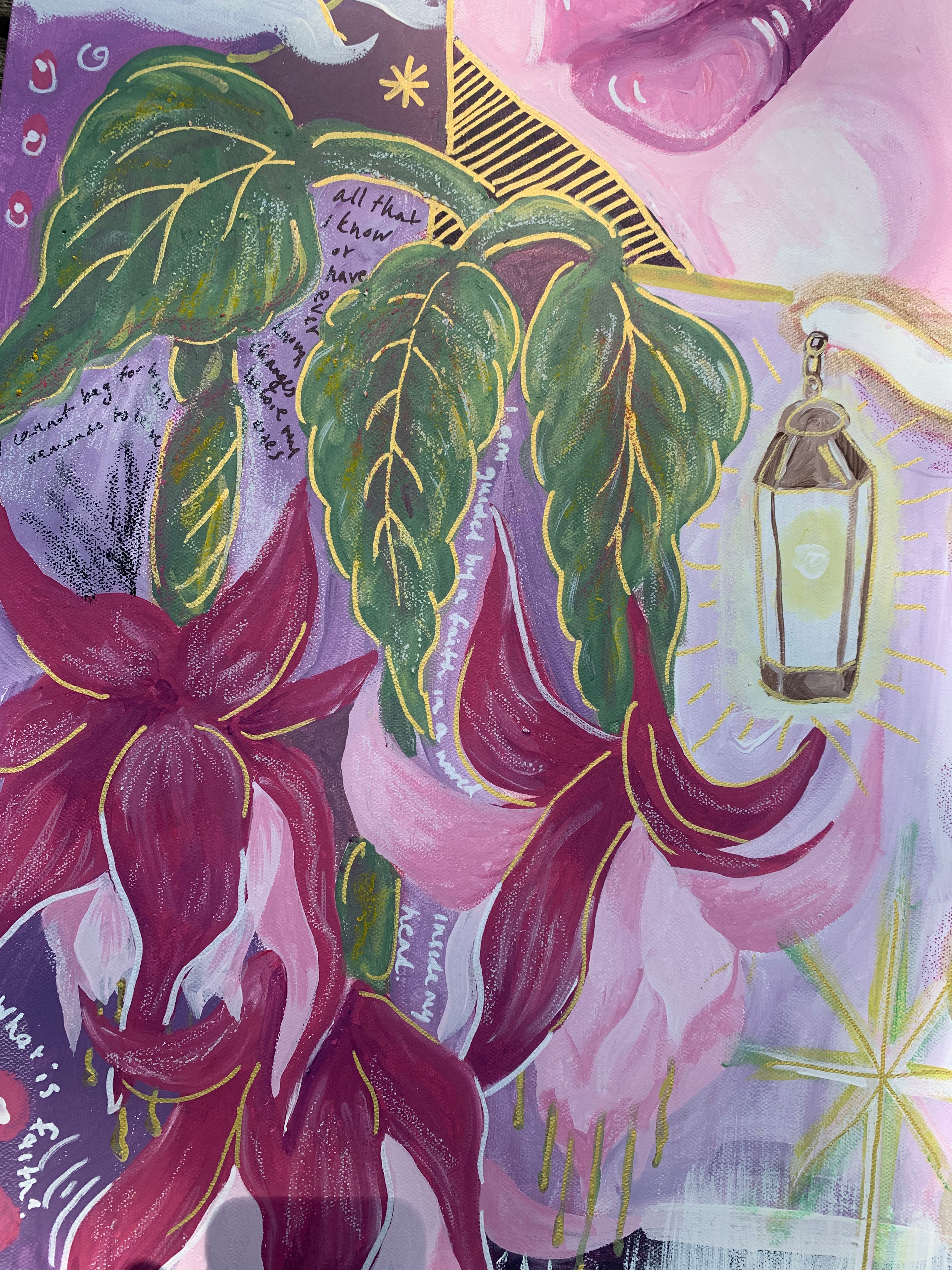 'Faith & Guidance' 2023 | Multi-media Original Painting