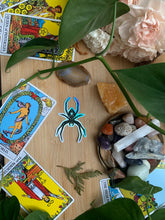 Load image into Gallery viewer, Spider Holographic Sticker| Arachnid Adhesives, Ornamental Spider Sticker

