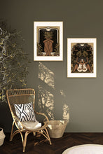 Load image into Gallery viewer, ‘Rest’ Print | Palm Print, Snake Wall Art, Witchy Room Decor, Earthy Art, Natural Tones
