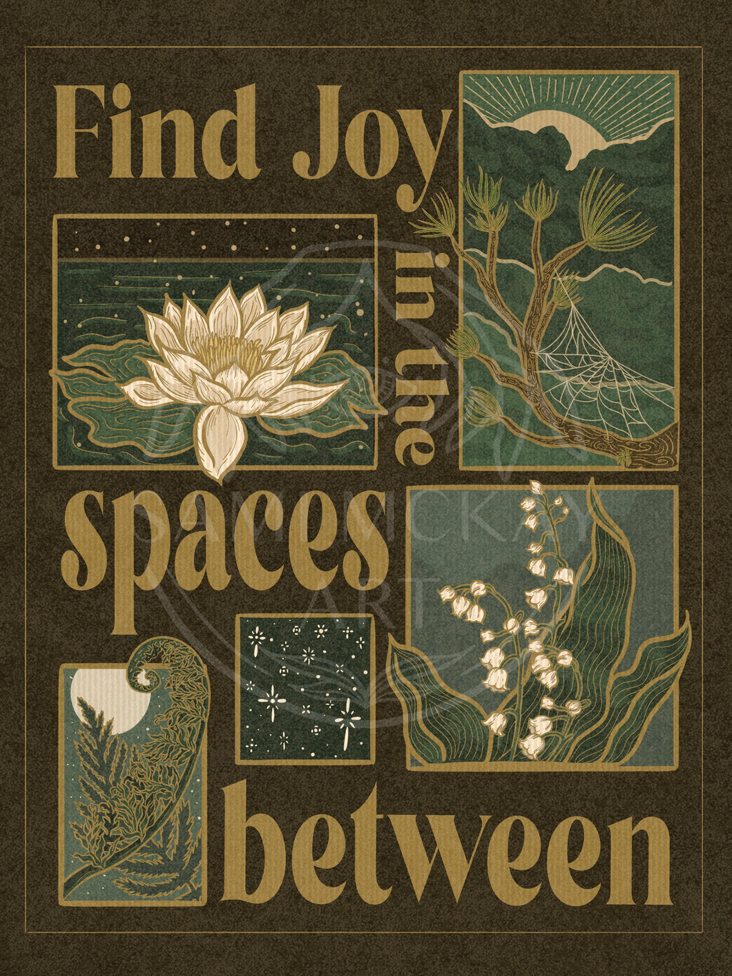 'Find Joy' Print | Mindful Wall Art, Healing Prints, Little Things Illustration