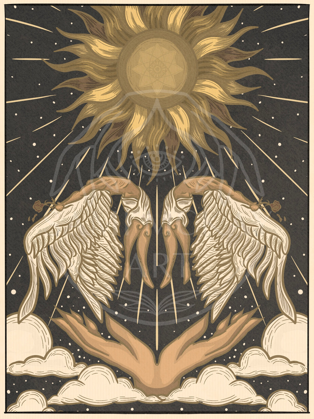 'Icarus' Print | Greek Mythology Print, Mythology Illustration, Witchy Prints